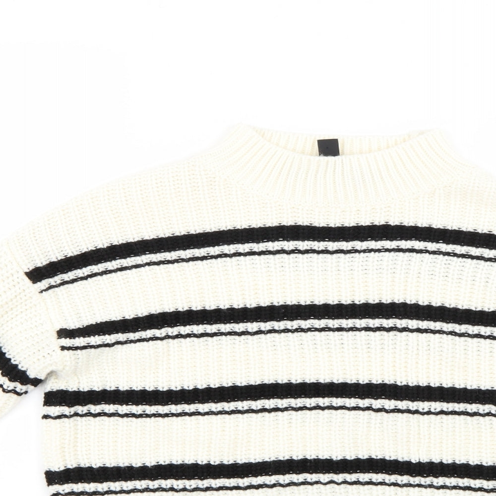 New Look Girls Multicoloured Striped  Pullover Jumper Size 12-13 Years