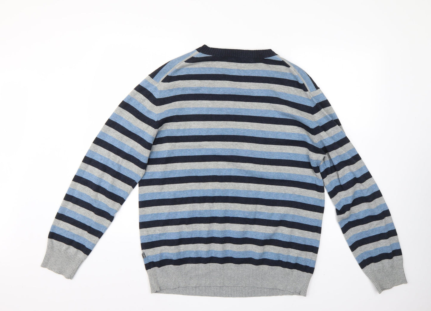 Wolsey Mens Multicoloured Striped  Pullover Jumper Size M