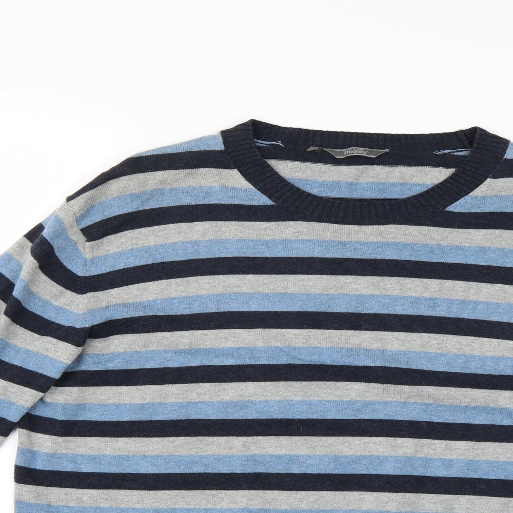 Wolsey Mens Multicoloured Striped  Pullover Jumper Size M