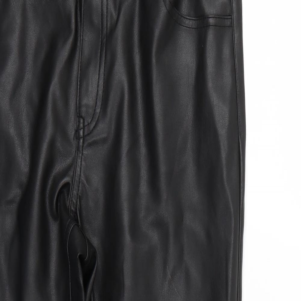 Womens UK Size 12 H&M Regular Fit  Black Trousers