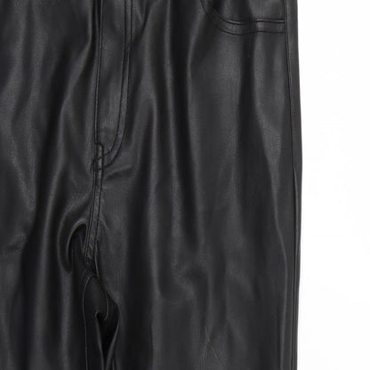 Womens UK Size 12 H&M Regular Fit  Black Trousers