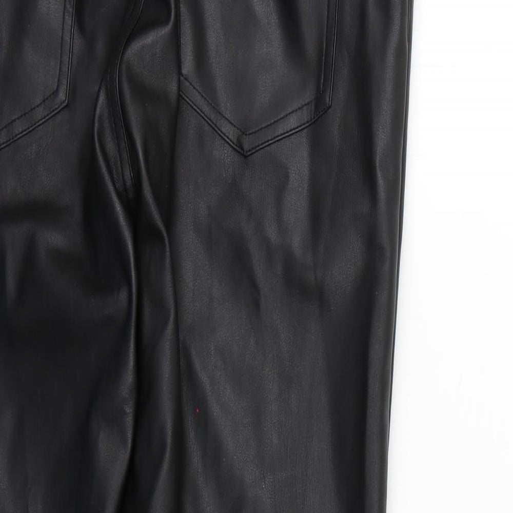 Womens UK Size 12 H&M Regular Fit  Black Trousers