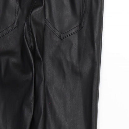Womens UK Size 12 H&M Regular Fit  Black Trousers