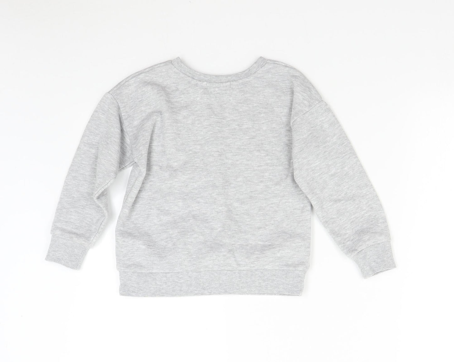 Primark Girls Grey   Pullover Sweatshirt Size 6-7 Years  - Wonderful