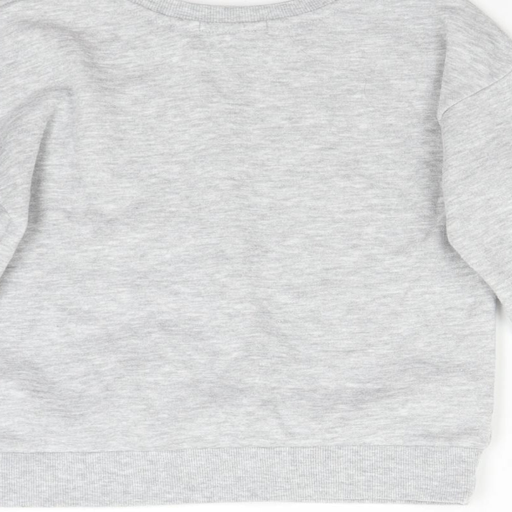 Primark Girls Grey   Pullover Sweatshirt Size 6-7 Years  - Wonderful