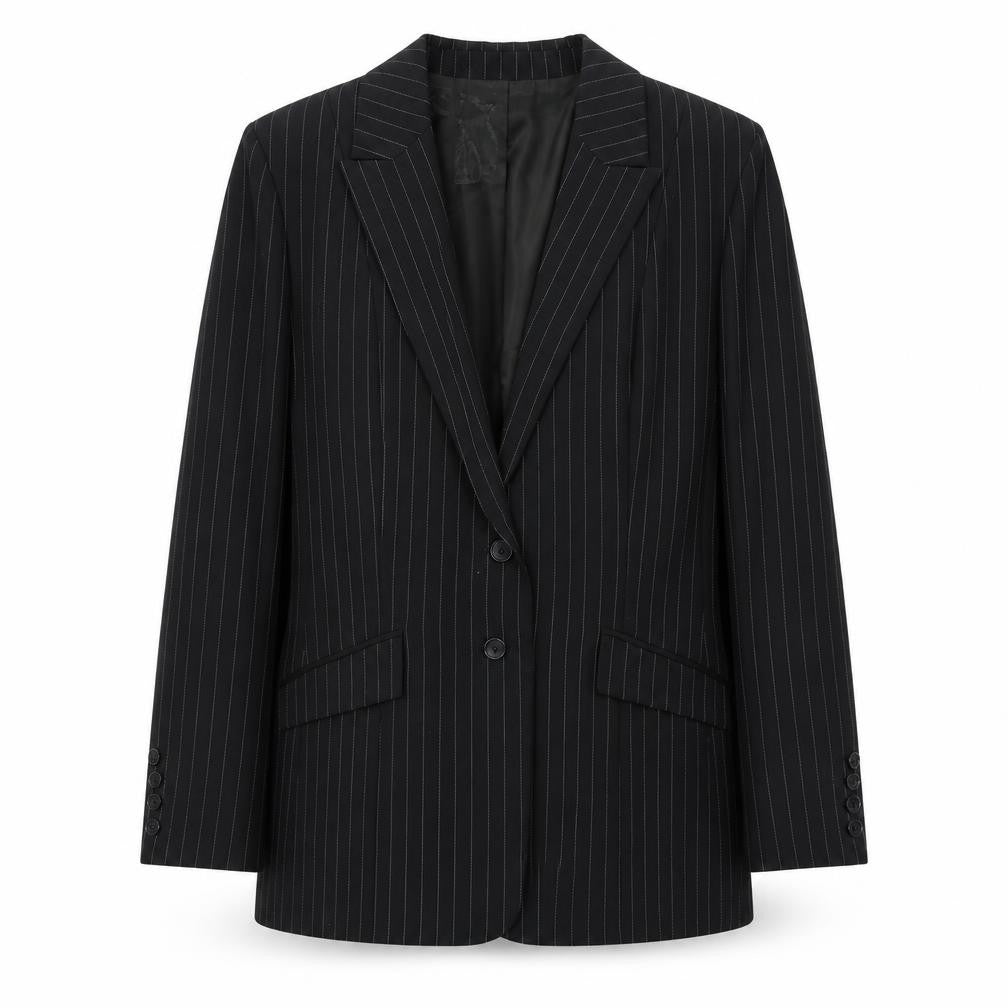 Womens UK Size M Preworn Regular Black Suit Jacket