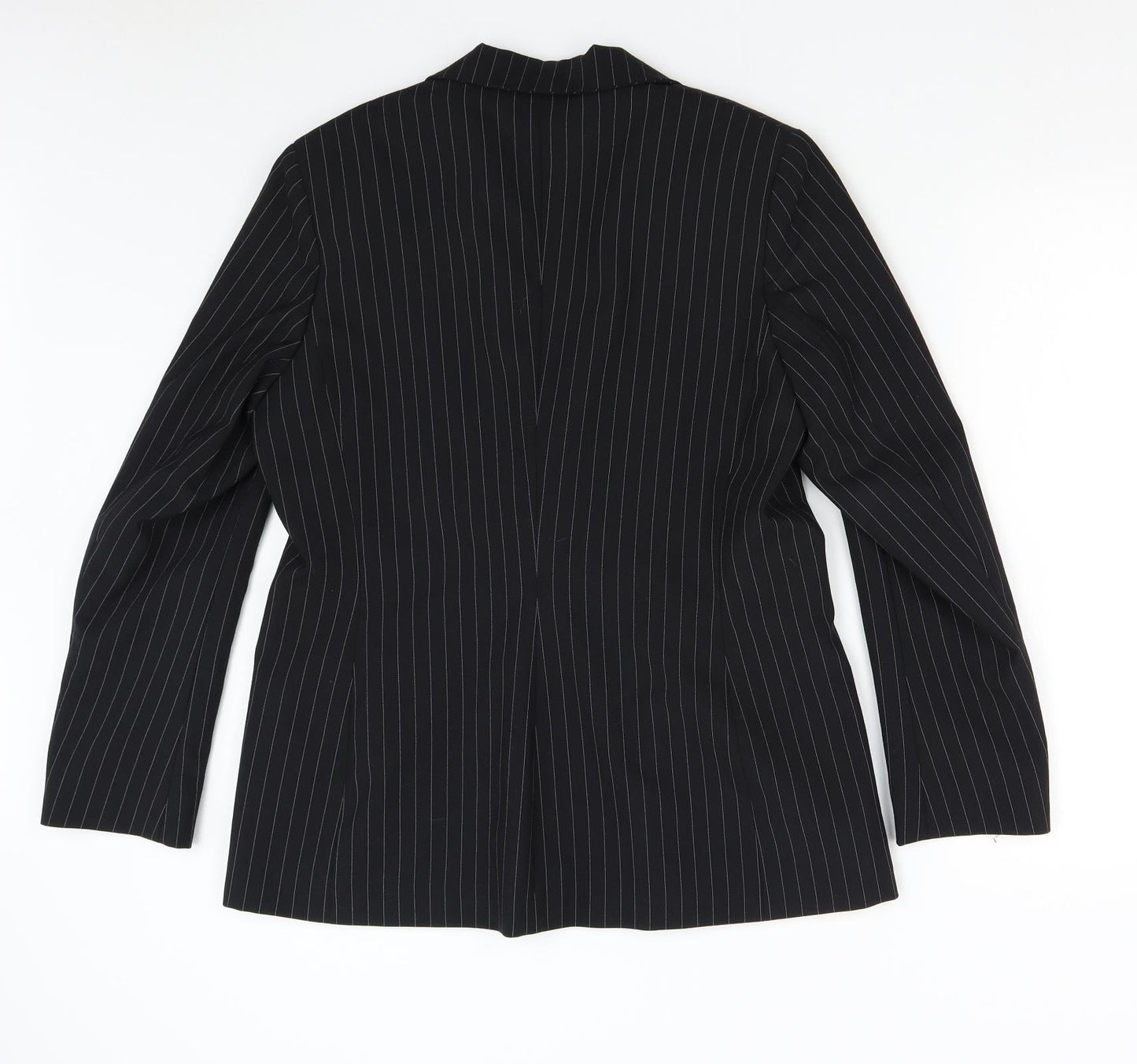 Womens UK Size M Preworn Regular Black Suit Jacket
