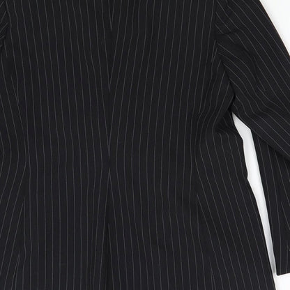 Womens UK Size M Preworn Regular Black Suit Jacket