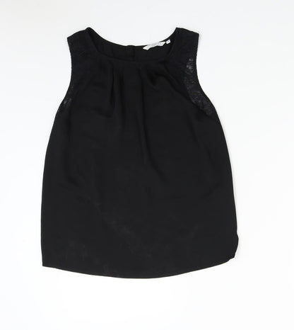 Womens UK Size 12 New Look Black Basic Blouse