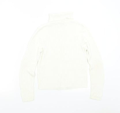 Internacionale Womens Ivory  Knit Pullover Jumper Size 14