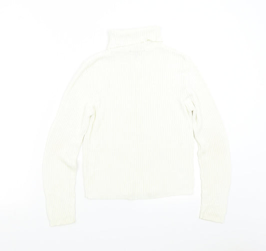 Internacionale Womens Ivory  Knit Pullover Jumper Size 14