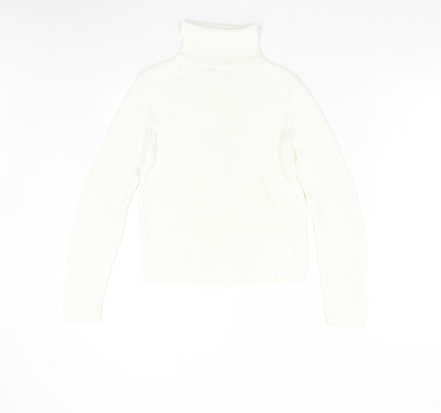 Internacionale Womens Ivory  Knit Pullover Jumper Size 14