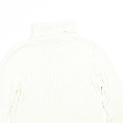 Internacionale Womens Ivory  Knit Pullover Jumper Size 14