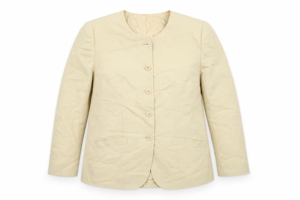 Womens UK Size L Preworn Yellow Jacket