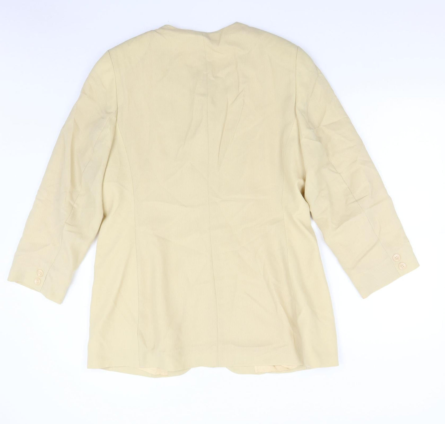 Womens UK Size L Preworn Yellow Jacket