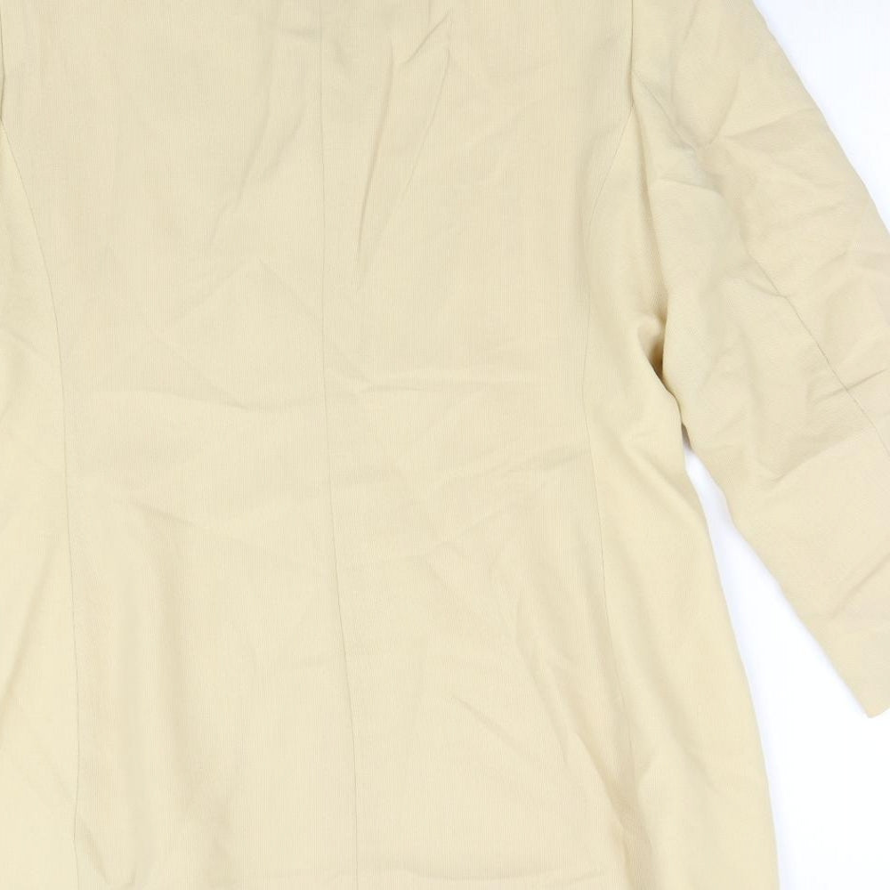 Womens UK Size L Preworn Yellow Jacket