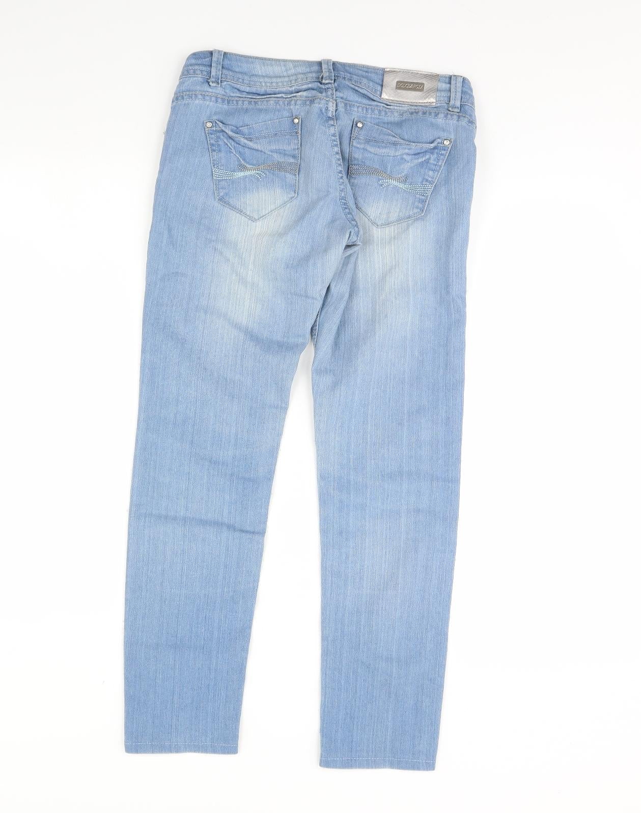 Dolce & Rosa Womens Blue  Denim Skinny Jeans Size 8 L27 in