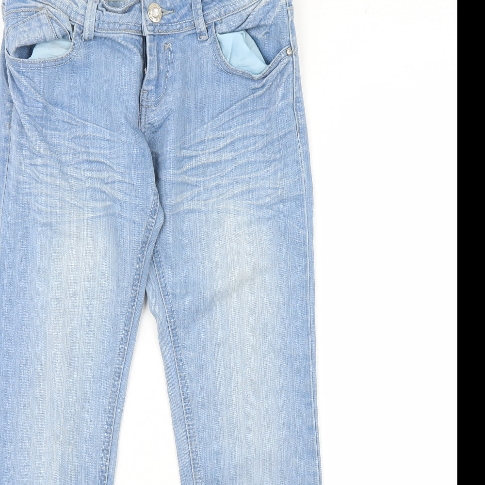 Dolce & Rosa Womens Blue  Denim Skinny Jeans Size 8 L27 in