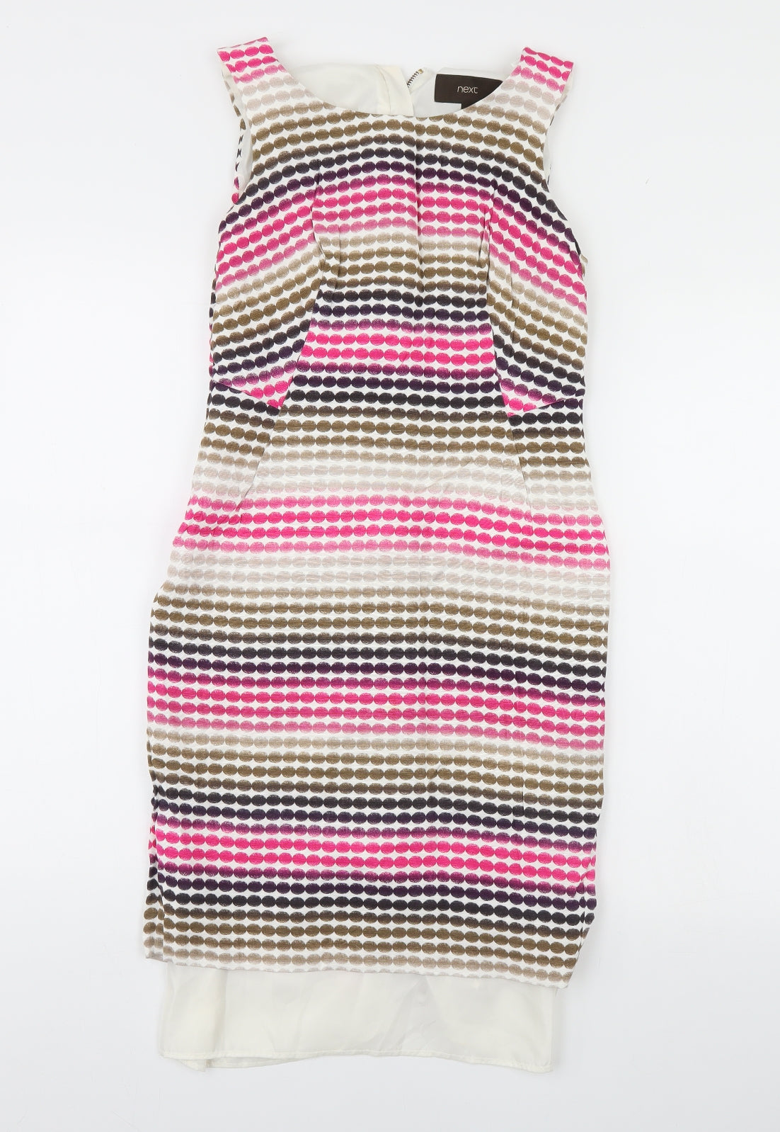 NEXT Womens Multicoloured Polka Dot  Shift  Size 8