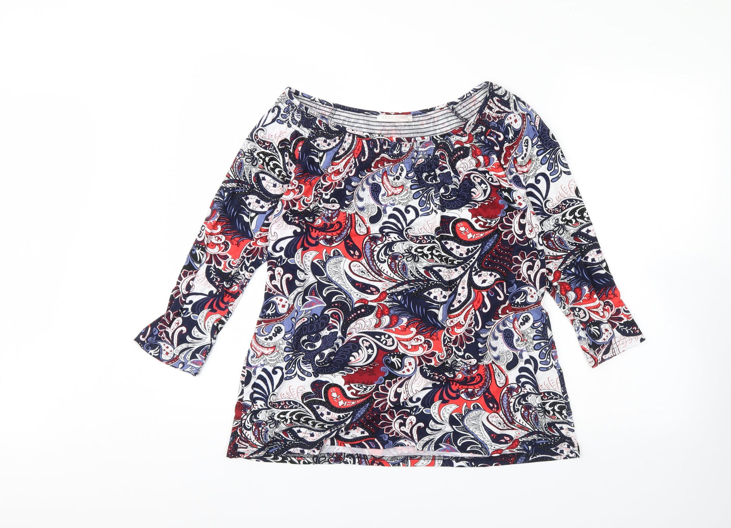 Womens UK Size M Anna rose Multicoloured Basic Blouse