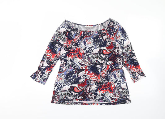 Womens UK Size M Anna rose Multicoloured Basic Blouse