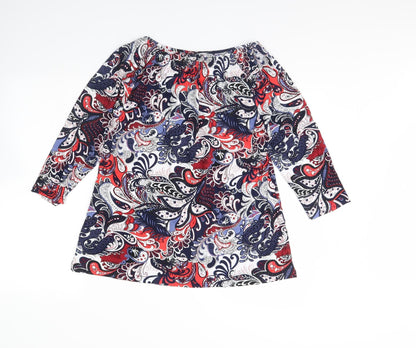 Womens UK Size M Anna rose Multicoloured Basic Blouse