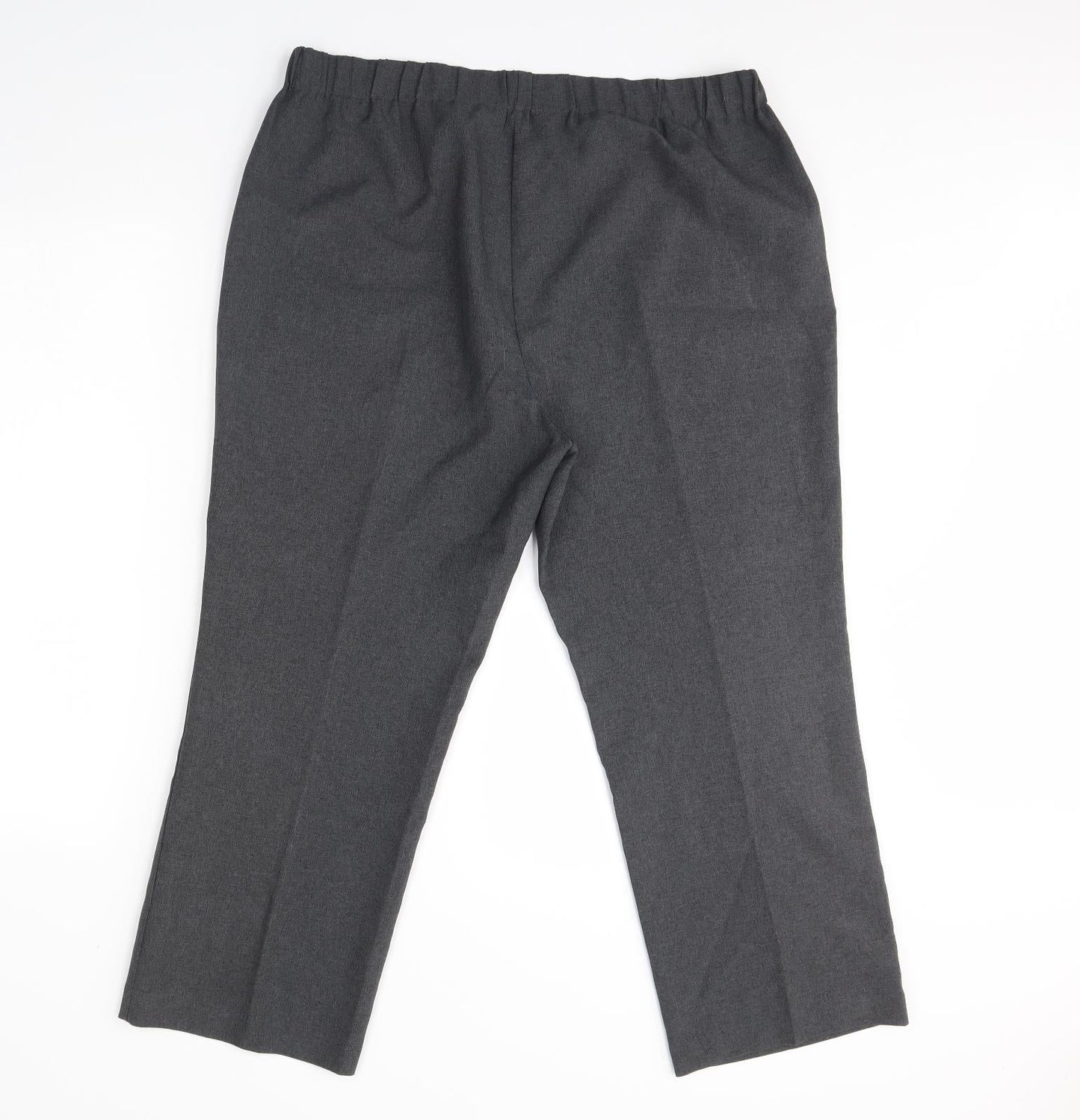 Bonmarché Womens Grey   Dress Pants Trousers Size 16 L28 in