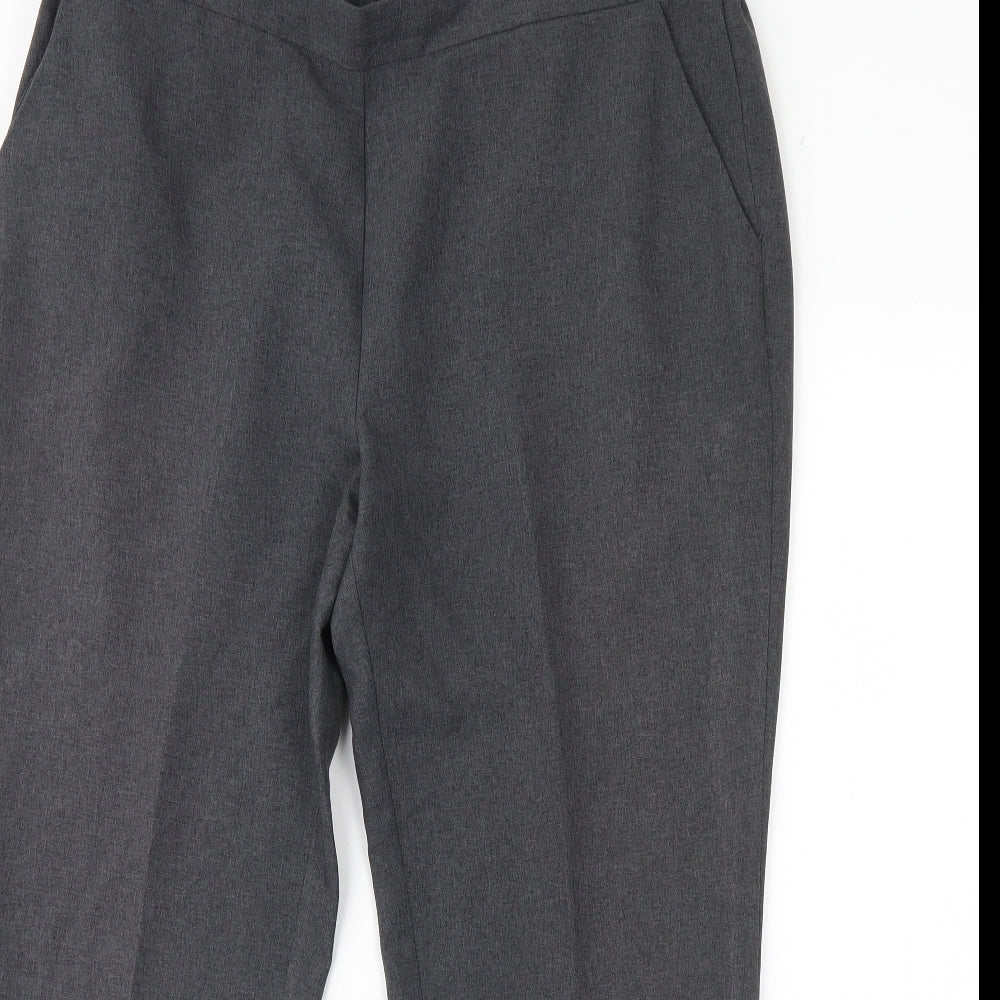 Bonmarché Womens Grey   Dress Pants Trousers Size 16 L28 in