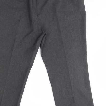 Bonmarché Womens Grey   Dress Pants Trousers Size 16 L28 in
