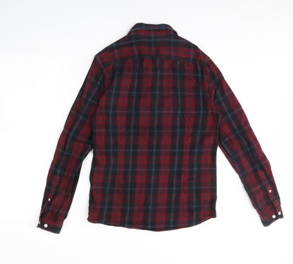 ASOS Mens Red Check   Button-Up Size XS