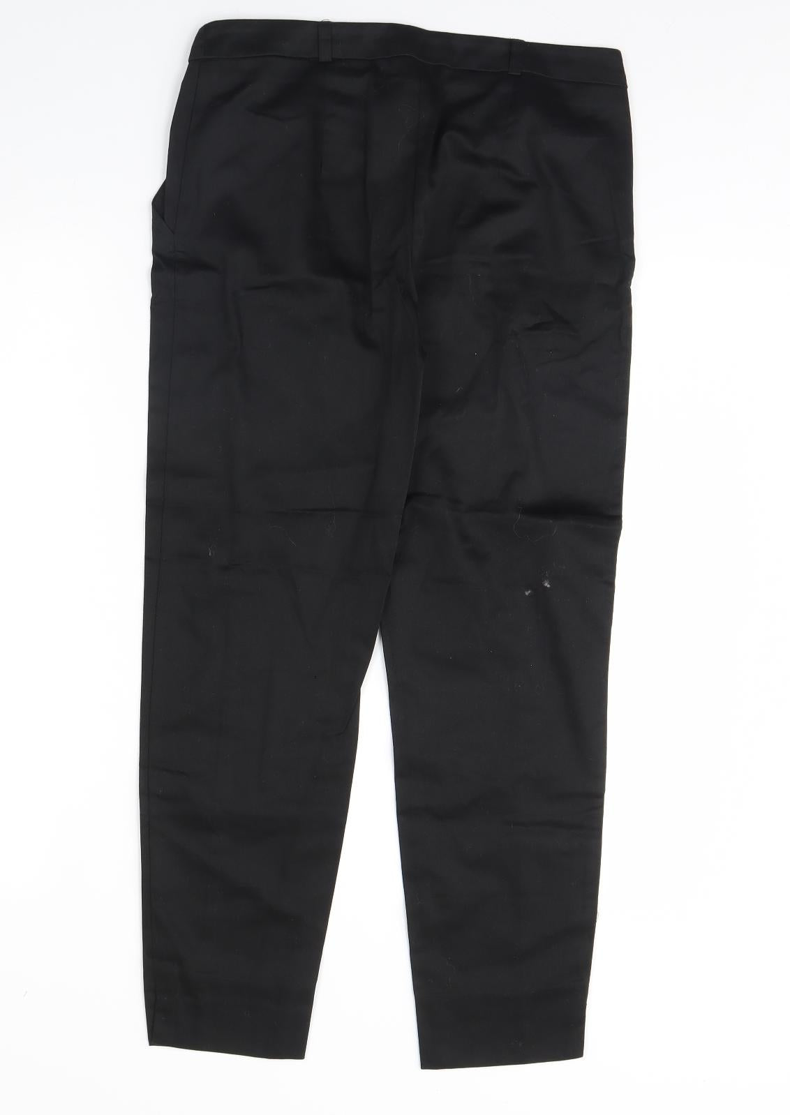 Womens UK Size 8 Select Regular Fit  Black Trousers