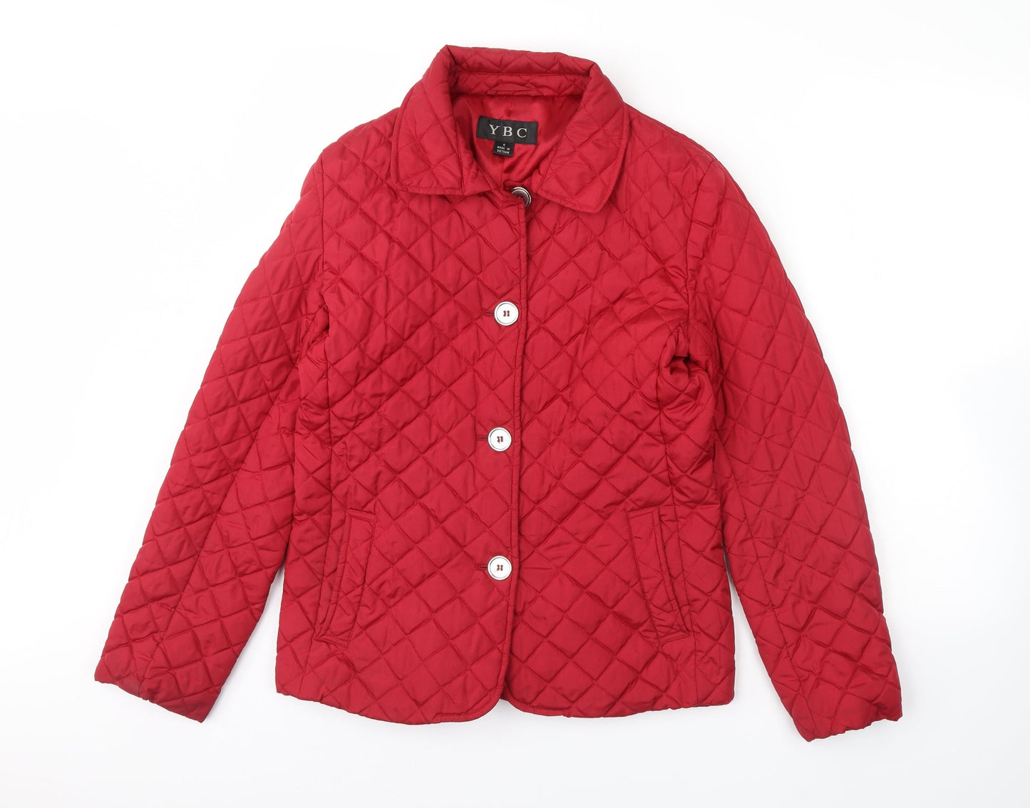 Womens UK Size S ybc Red Rain Coat