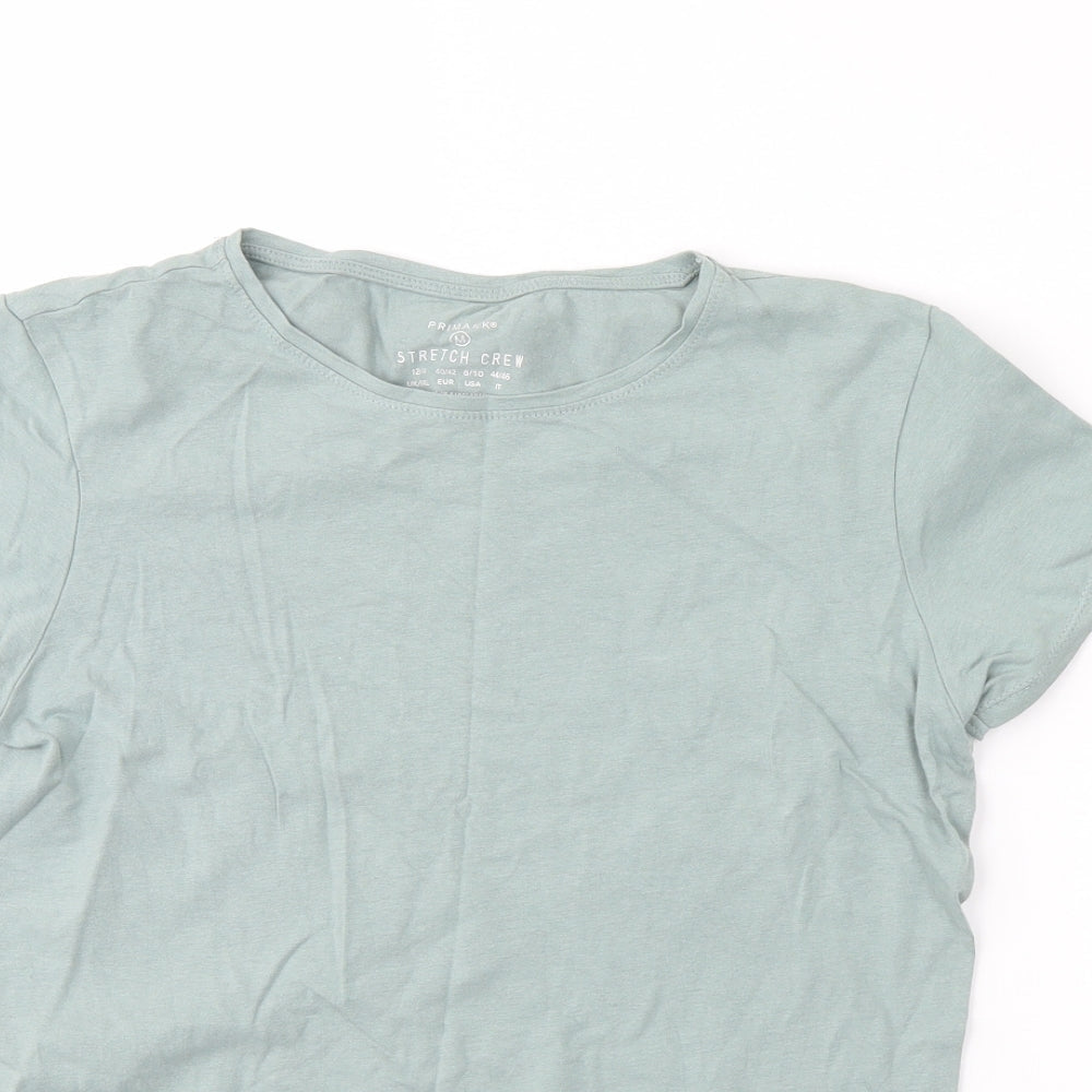 Primark Womens Green   Basic T-Shirt Size M