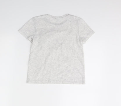 I Love Girls Wear Girls Grey   Basic T-Shirt Size 7 Years