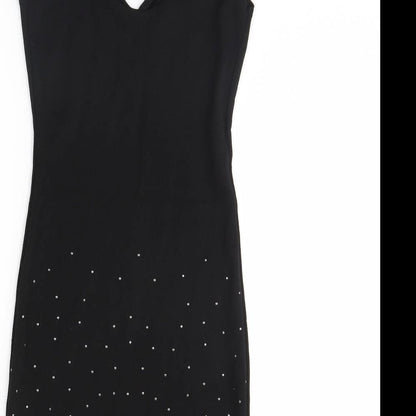 H&M Womens Black   Bodycon  Size 10