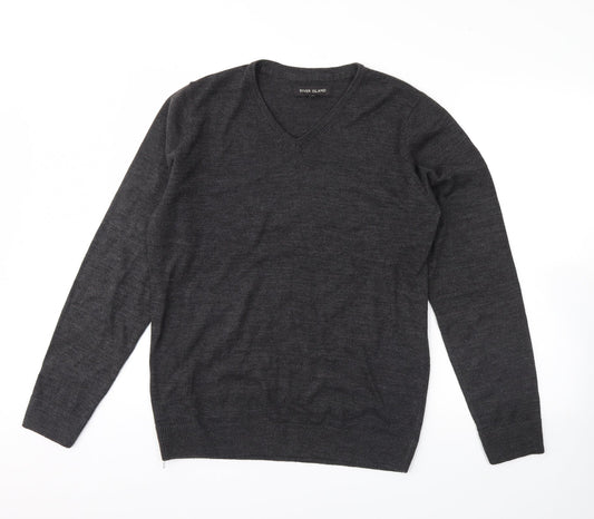 Womens UK Size M River Island Grey Pullover Jumper