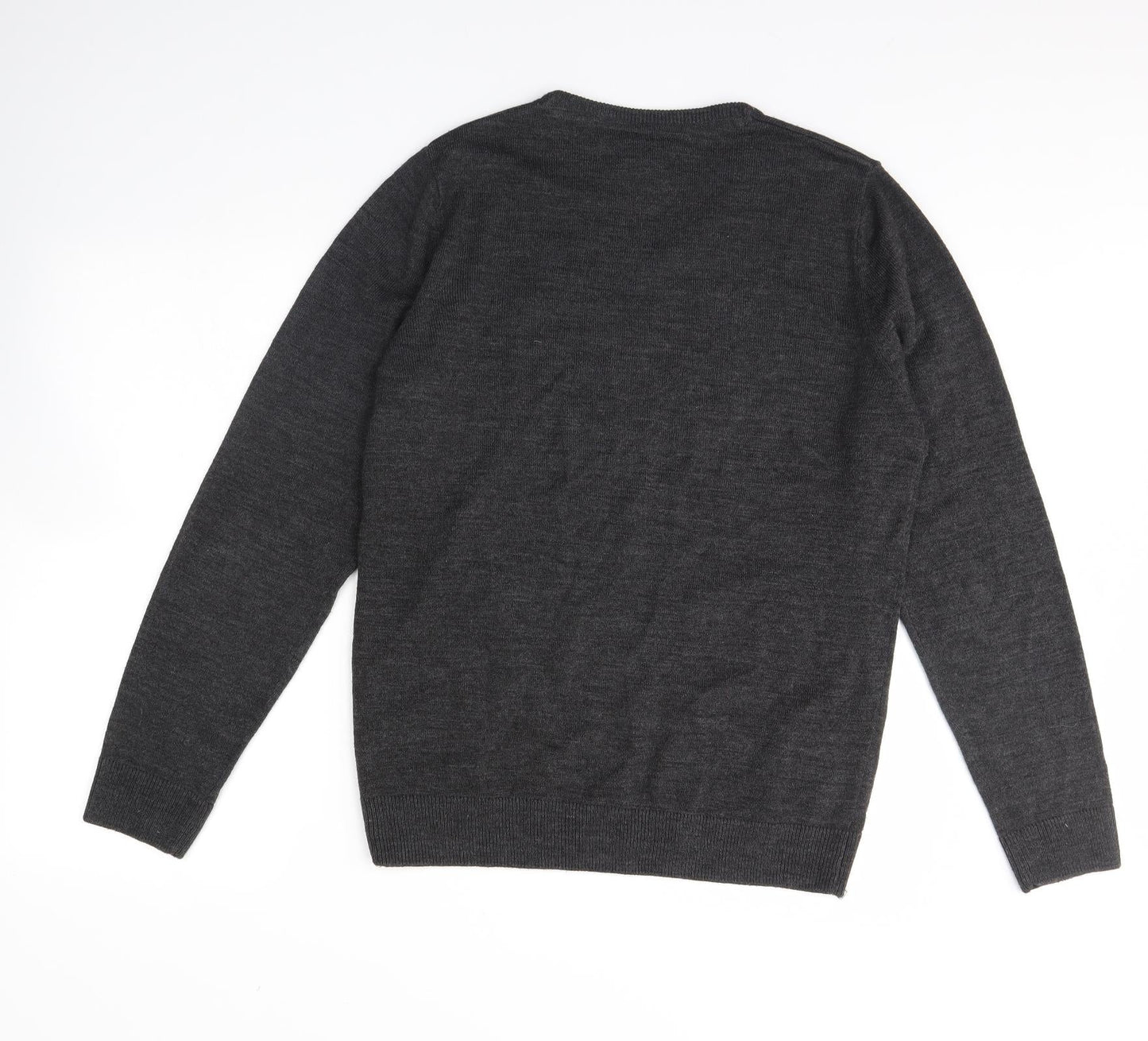 Womens UK Size M River Island Grey Pullover Jumper