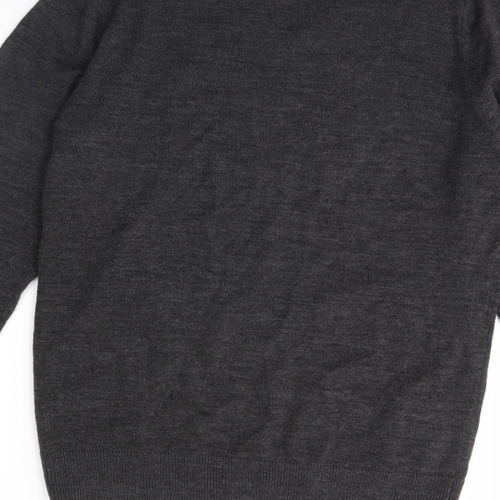 Womens UK Size M River Island Grey Pullover Jumper