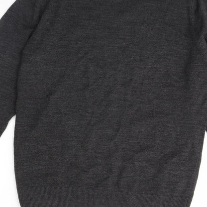 Womens UK Size M River Island Grey Pullover Jumper