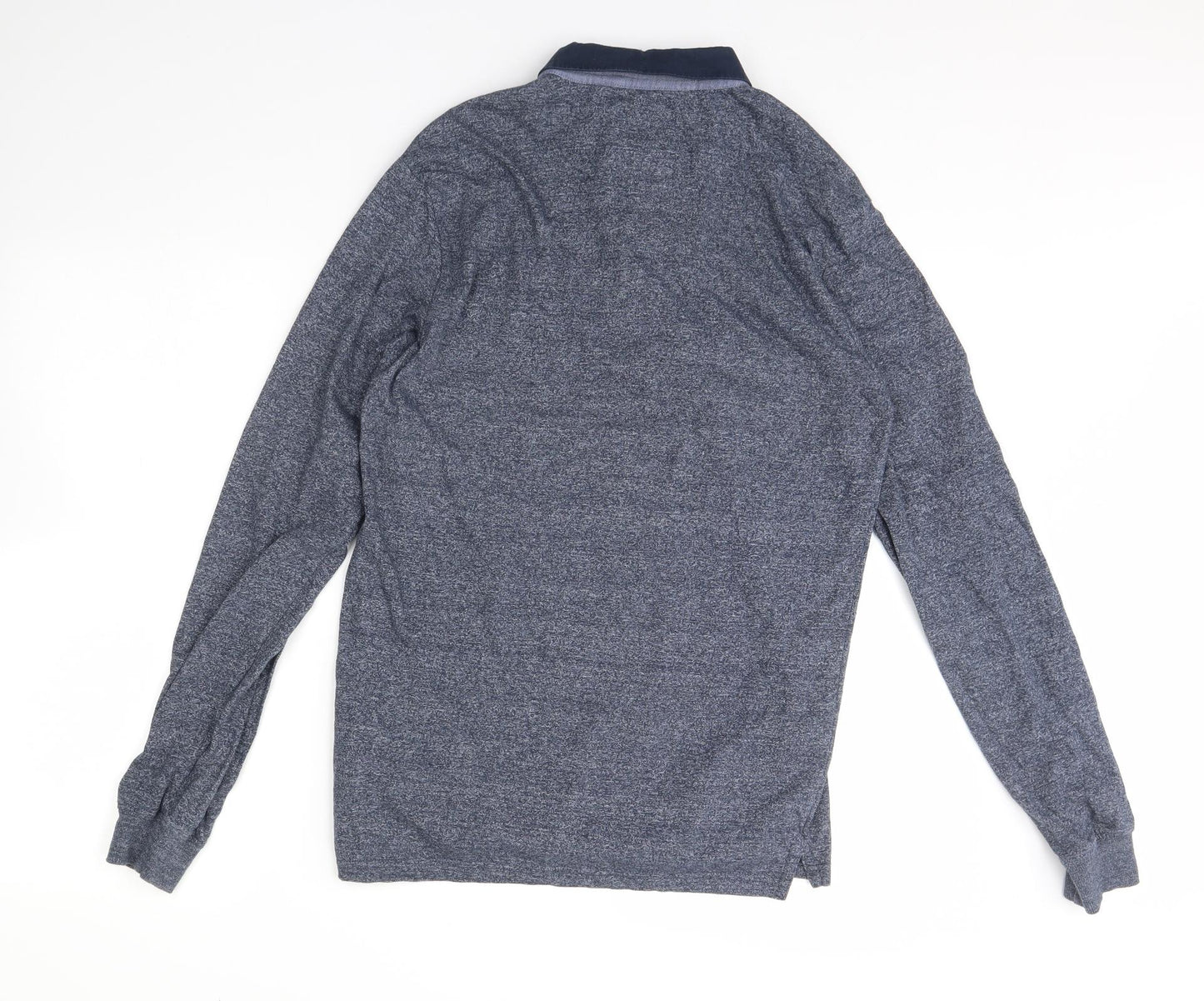 Nanny State Mens Blue   Henley Jumper Size M
