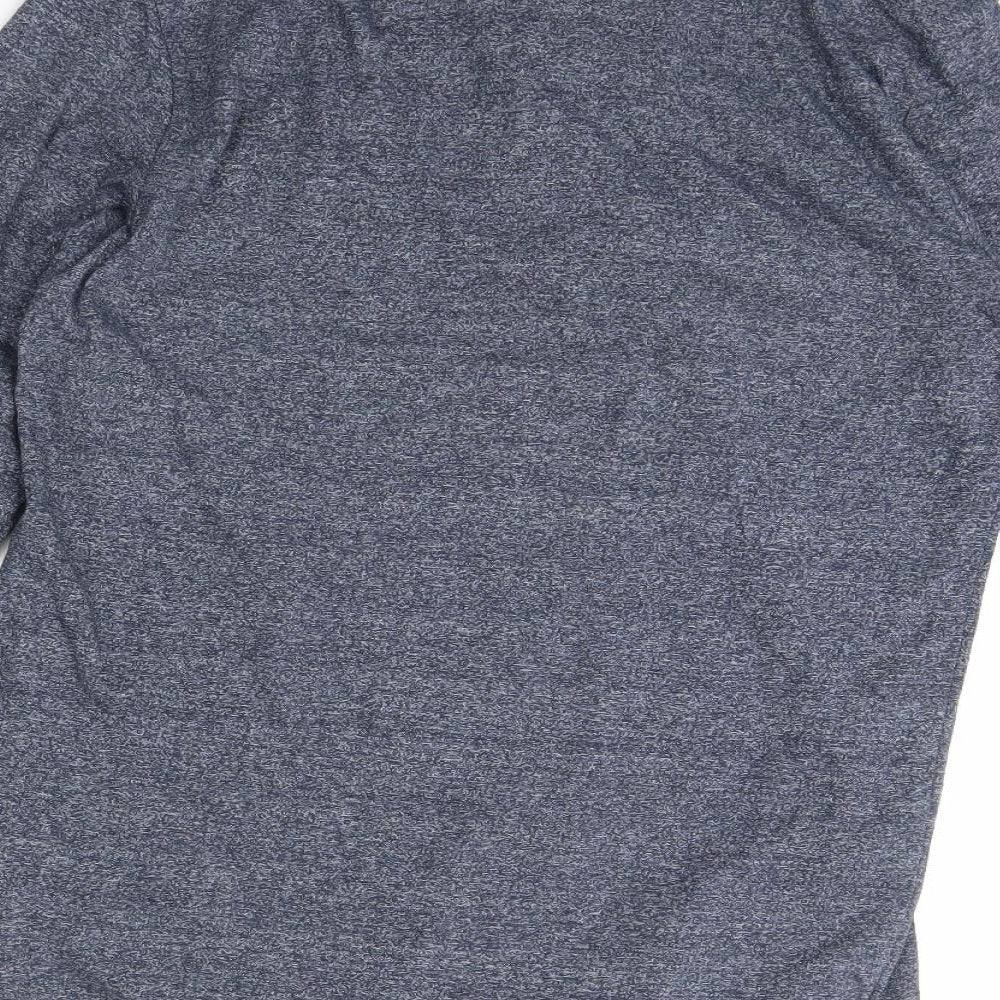 Nanny State Mens Blue   Henley Jumper Size M