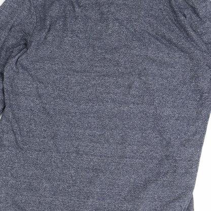 Nanny State Mens Blue   Henley Jumper Size M