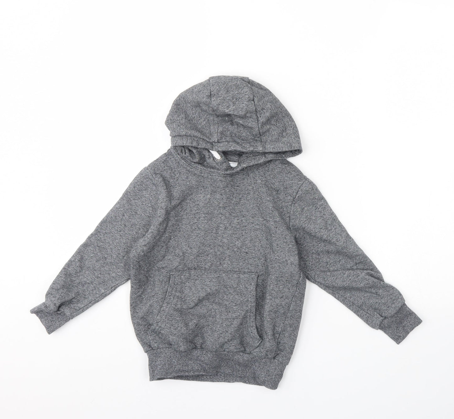 m&s Boys Grey   Pullover Hoodie Size 6 Years