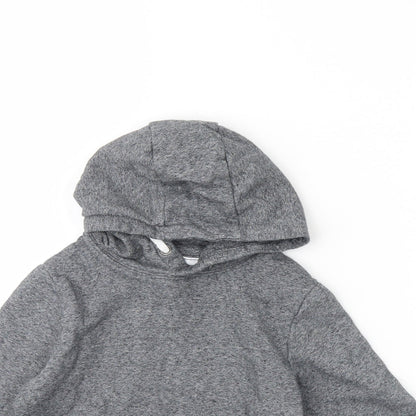 m&s Boys Grey   Pullover Hoodie Size 6 Years