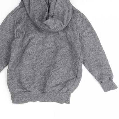 m&s Boys Grey   Pullover Hoodie Size 6 Years