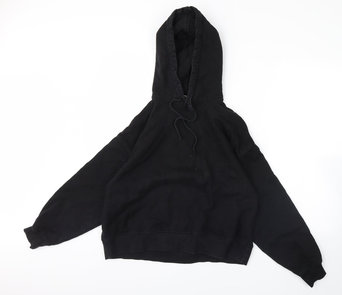 H&M Womens Black   Pullover Hoodie Size S