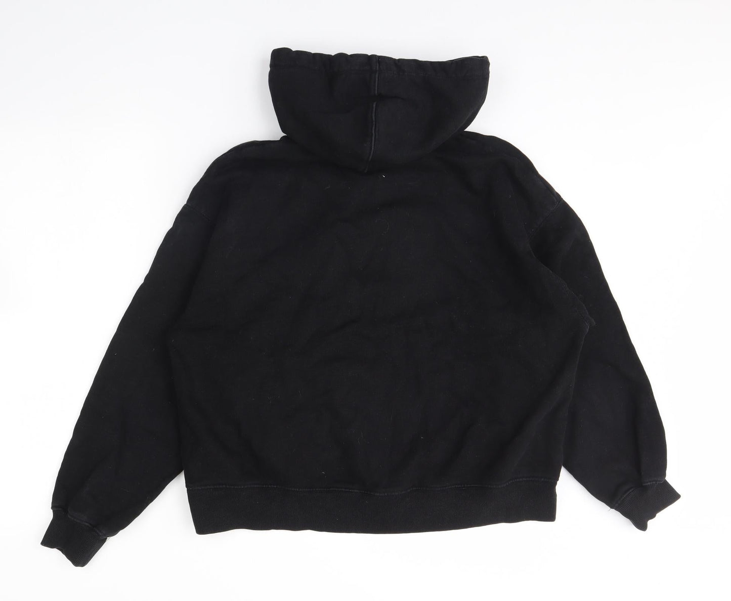 H&M Womens Black   Pullover Hoodie Size S