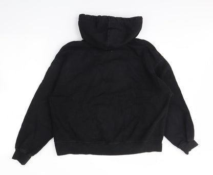 H&M Womens Black   Pullover Hoodie Size S
