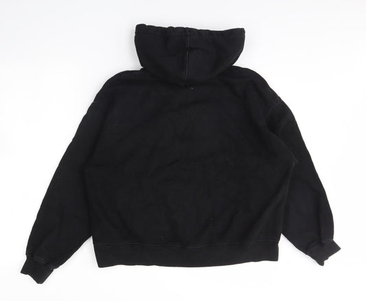 H&M Womens Black   Pullover Hoodie Size S