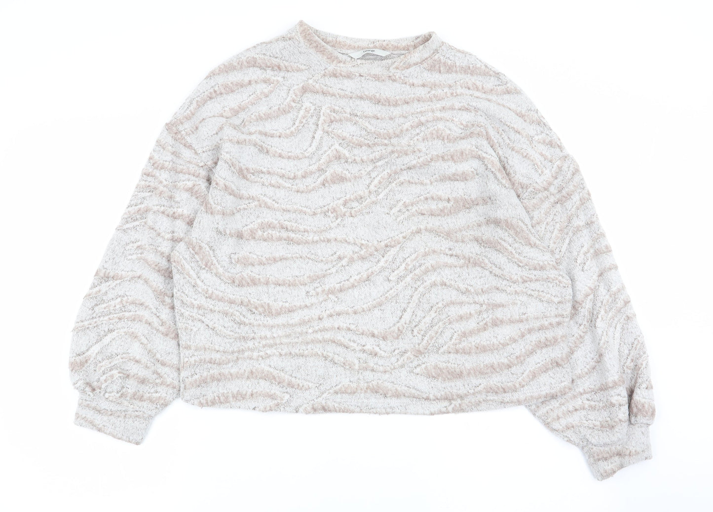 Asda George Womens Multicoloured Striped  Pullover Jumper Size S